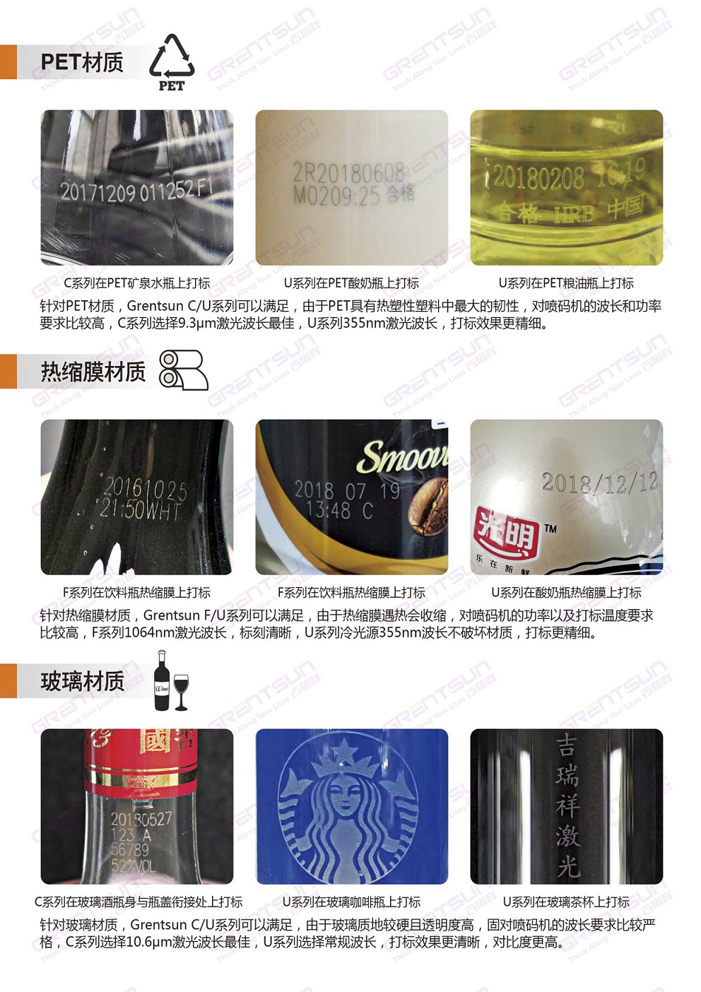 食品行業打生產日期的激光打碼機怎么選